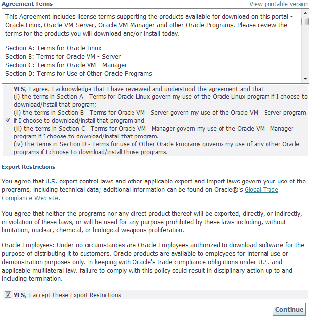 Terms and Restrictions Agreement